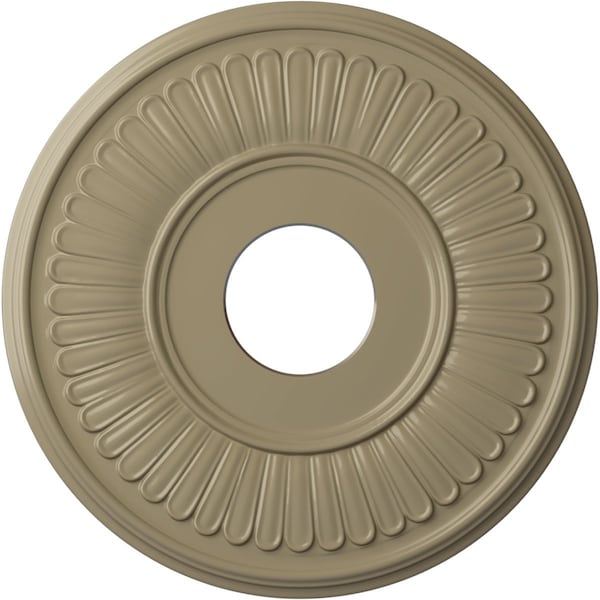 Ekena Millwork Berkshire Ceiling Medallion (Fits Canopies up to 7"), 15 3/4"OD x 3 7/8"ID x 3/4"P, Gobi Desert CM15BEGDF - main